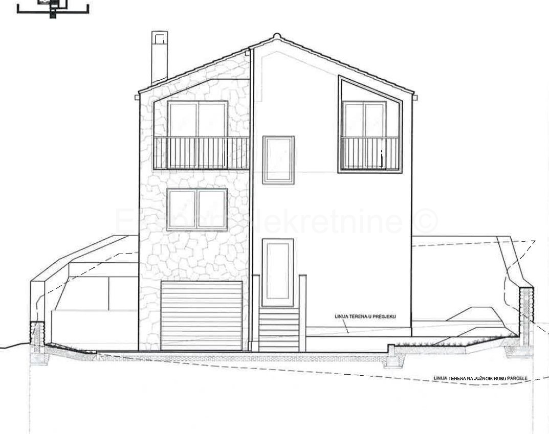 Marina, Vinišće, casa indipendente 216m2, 600 m dal mare e dalla spiaggia