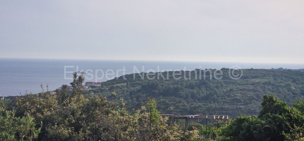 Marina, Vinišće, building plot 1006 m2, sea view, ideal for a villa