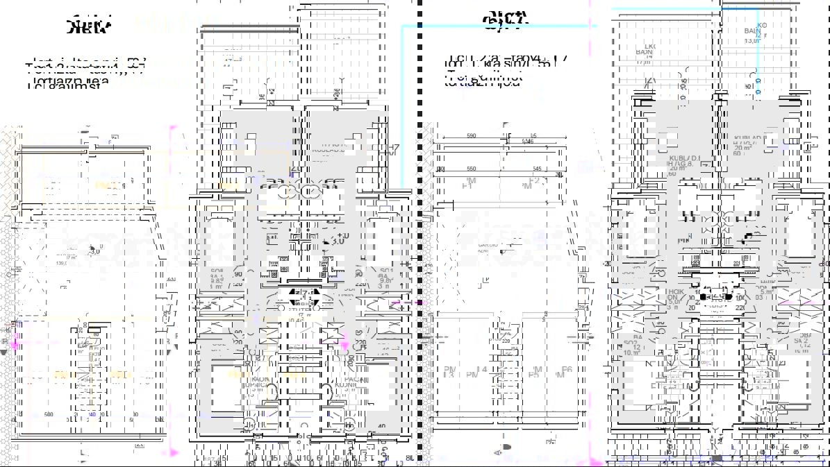 Rogoznica, Ražanj, appartamento con 2 camere da letto 65m2, garage, vista mare