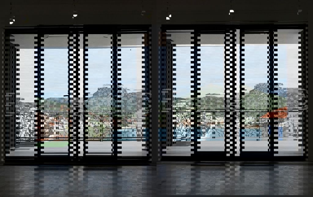 Marina, luxurious. 3-bedroom apartment 135.53 m2 +88 m2 garden, newly built rooftop pool