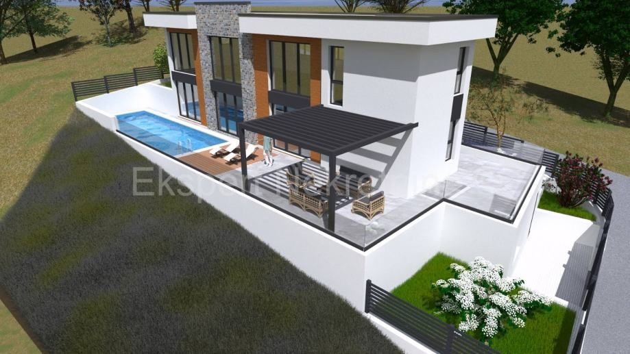 Čiovo, Slatine, casa indipendente 233m2 su terreno di 400m2 e piscina
