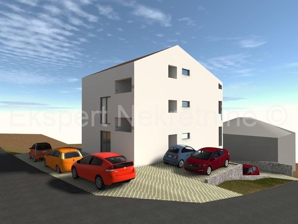 Trogir, Saldun, 3-room apartment 110 m2 + garden 50 m2, large terrace (34 m2), new construction