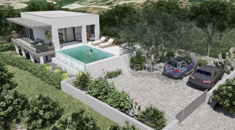 Podstrana, casa indipendente 170m2 con giardino e piscina 18,44m2