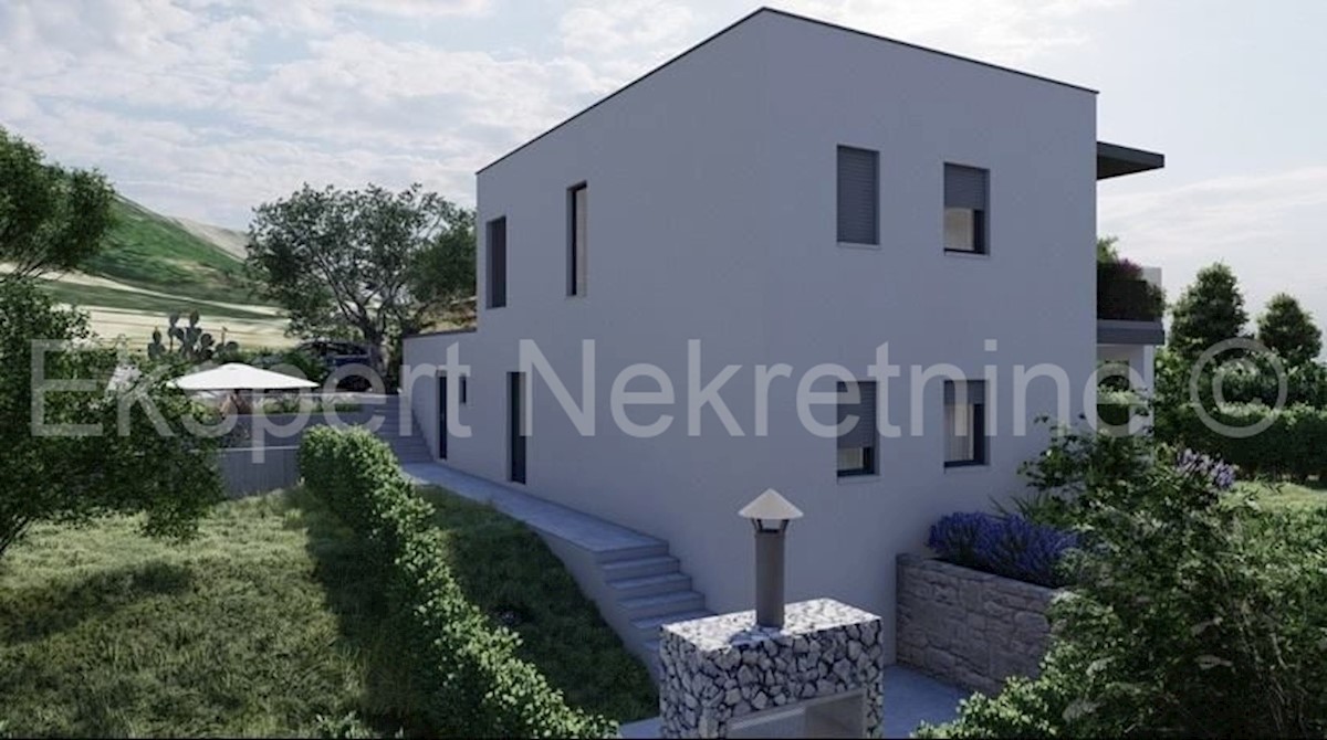 Podstrana, casa indipendente 170m2 con giardino e piscina 18,44m2