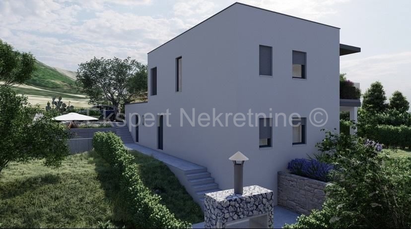 Podstrana, casa indipendente 170m2 con giardino e piscina 18,44m2