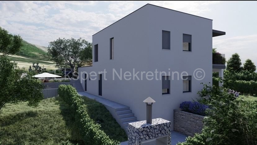 Podstrana, casa indipendente 170m2 con giardino e piscina 18,44m2