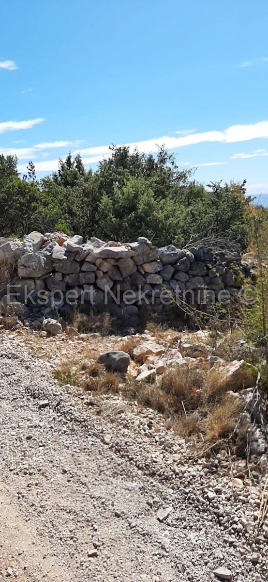 Drvenik Veli, vicino alla fattoria... terreno 3980 m2, a soli 80 m dal mare, vista