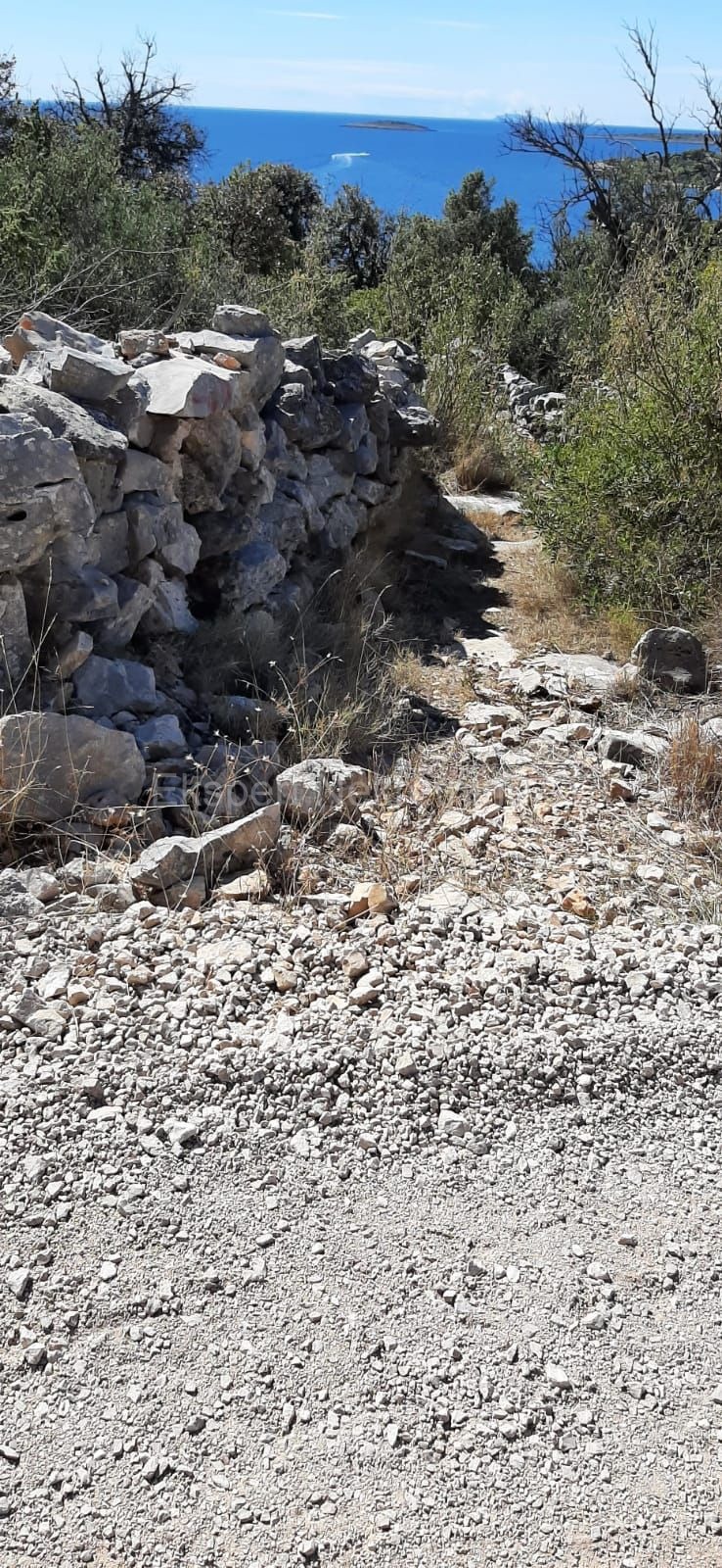 Drvenik Veli, vicino alla fattoria... terreno 3980 m2, a soli 80 m dal mare, vista