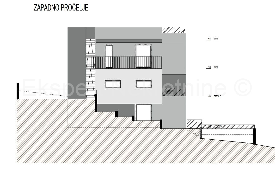 Čiovo, Okrug G., penthouse 79m2 + 124m2 roof terrace, panoramic view