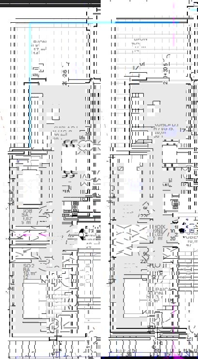 Rogoznica, Ražanj, appartamento con 2 camere da letto 65m2, garage, vista mare