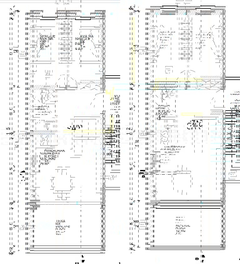 Čiovo, Okrug G, penthouse 66 m2, +69 m2 roof terrace, sea view