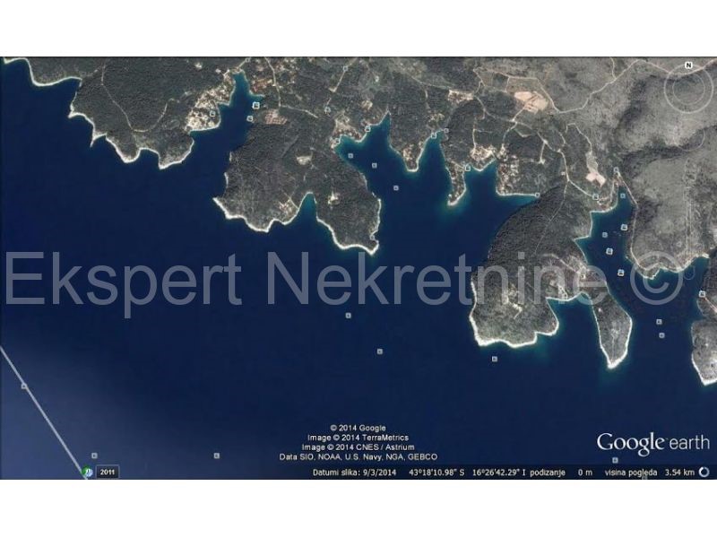 Brač, Milna terreno agricolo 64000 m2 a 100 m dal mare