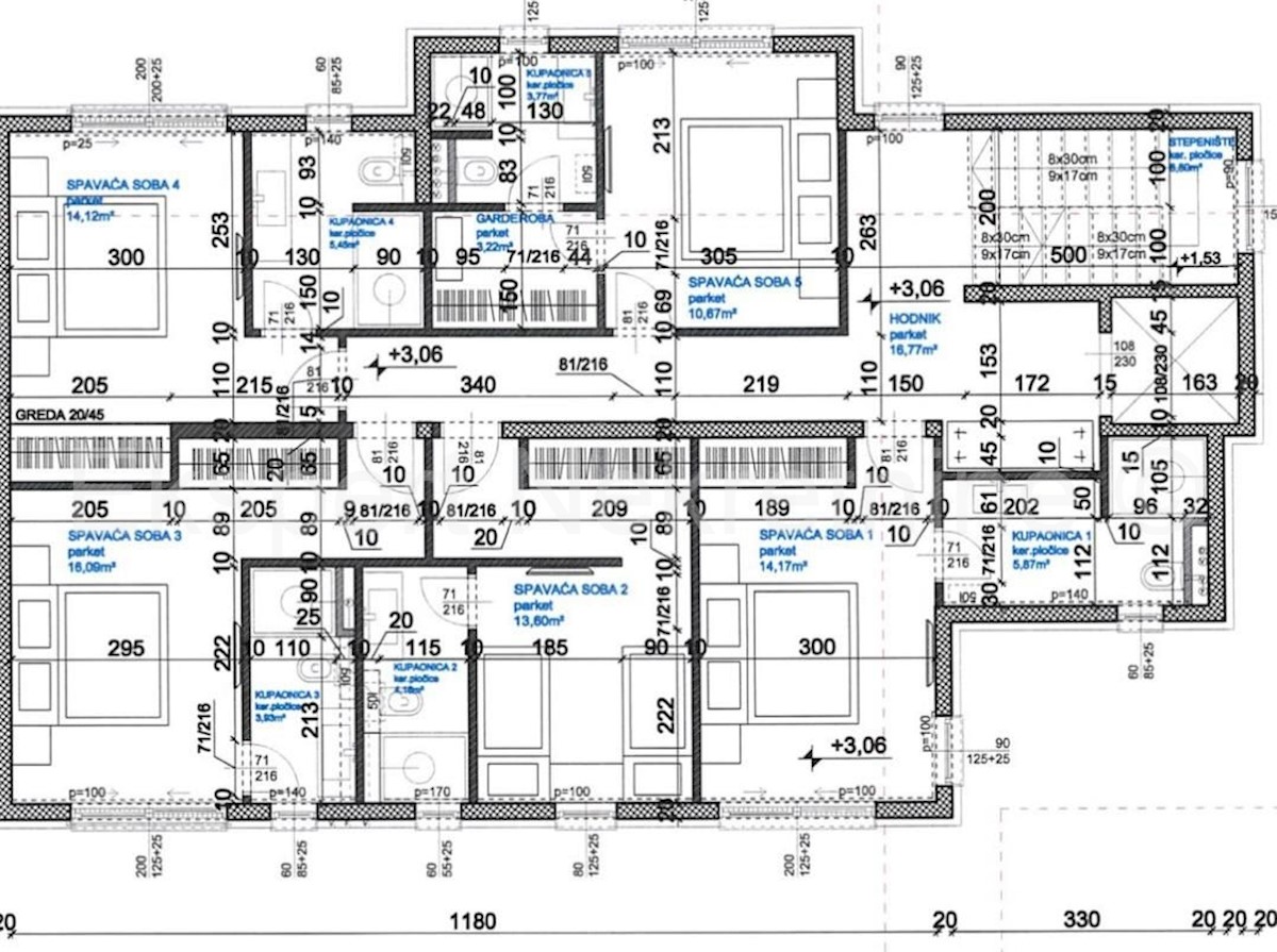 Podstrana, Strožanac, villa di lusso 510m2 con giardino, piscina e garage