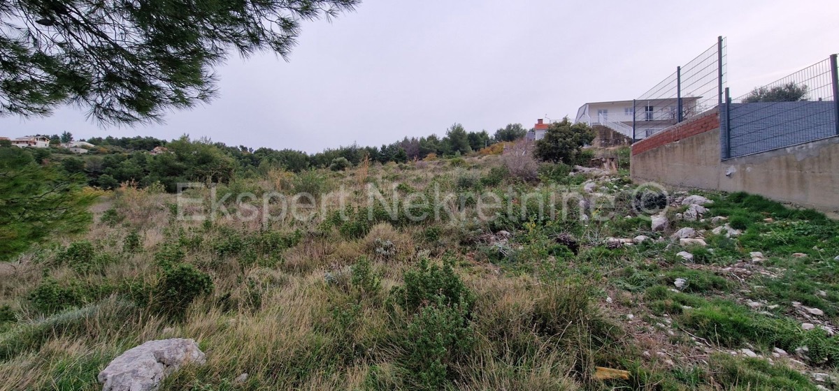 Trogir, Mastrnika, building plot 1200 m2, open sea view