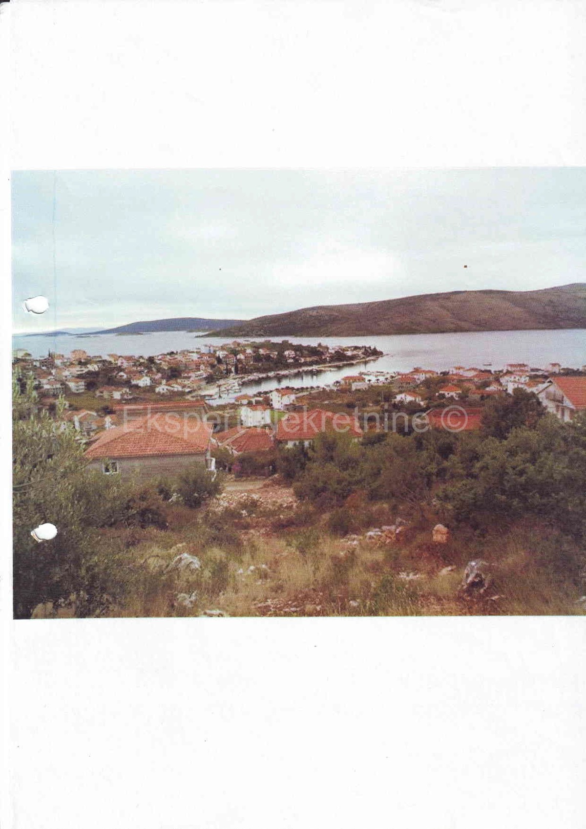 Seget Vranjica, terreno edificabile 1708 m2, vista mare