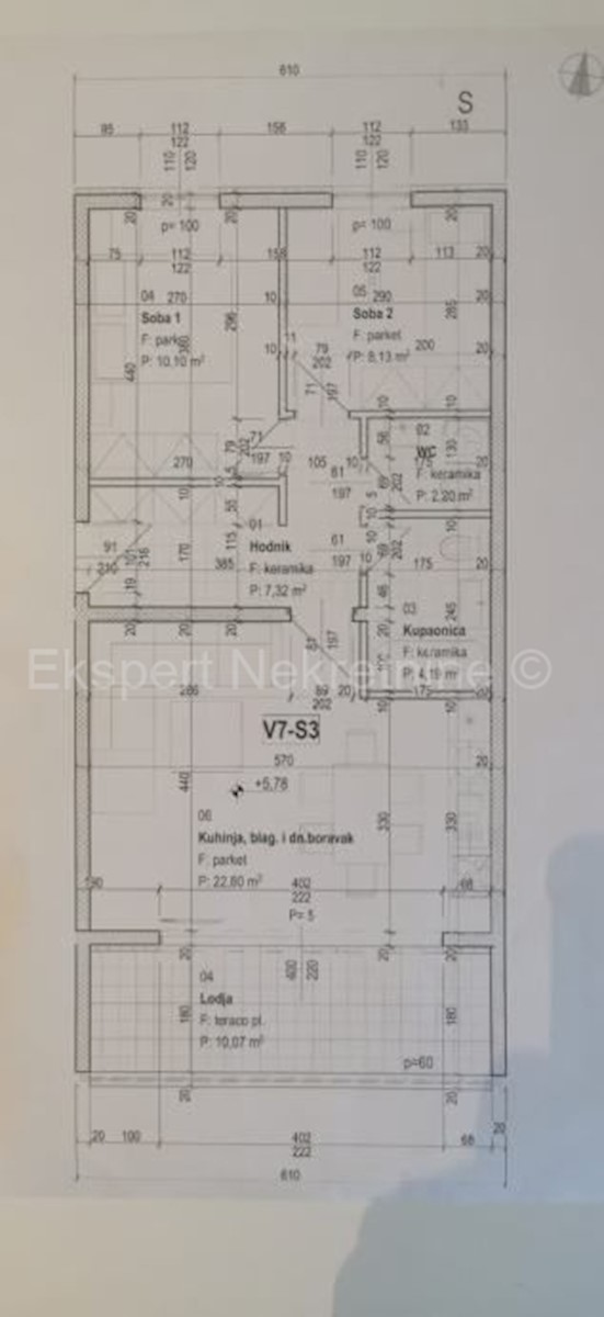 Podstrana, Strožanac, appartamento bilocale 77m2, garage