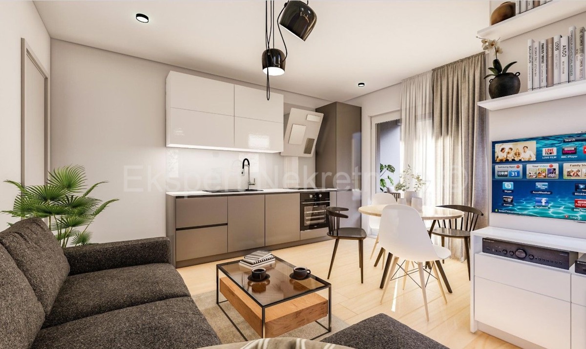 Čiovo, Okrug G., 1 bedroom apartment 54 m2, large terrace, new construction, view