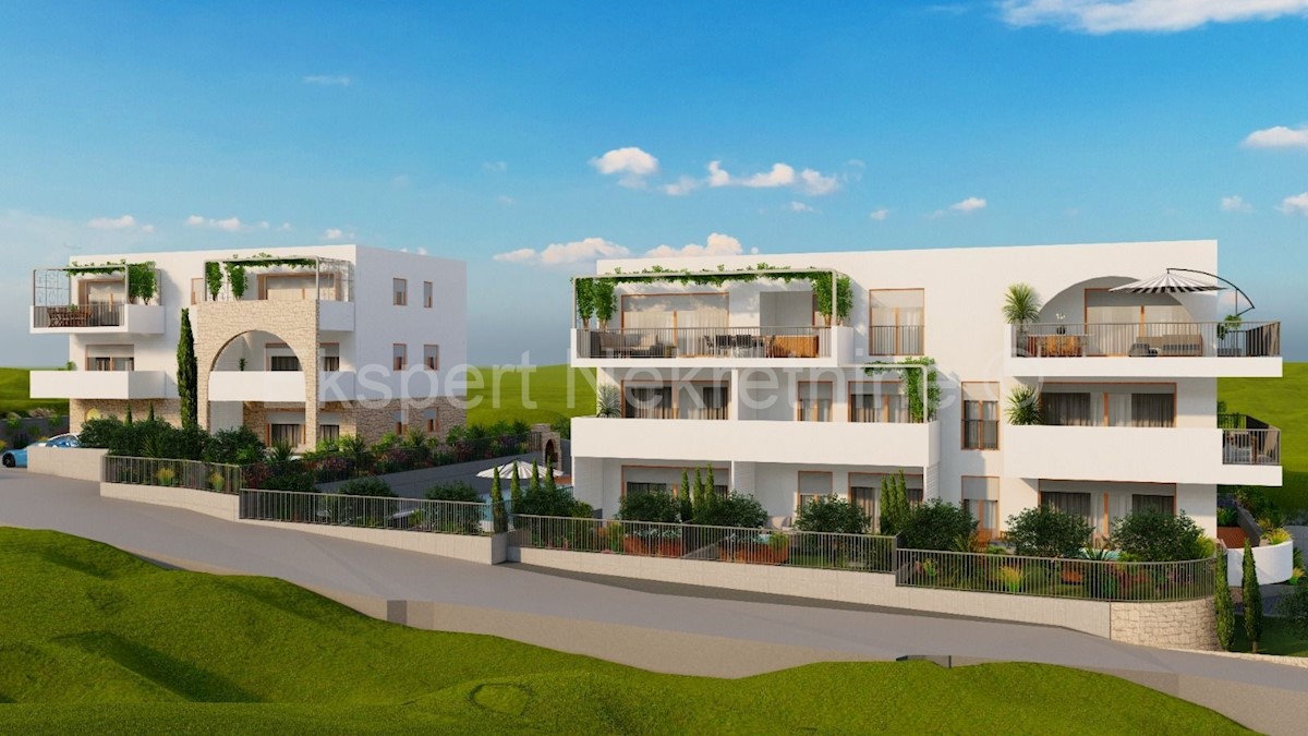 Čiovo, Slatine Appartamento di 2 locali 90m2 al piano terra con giardino, nuova costruzione