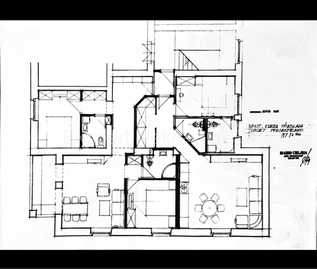 Spalato, Manuš, appartamento di 4 locali 120m2, da ristrutturare, ottima posizione!