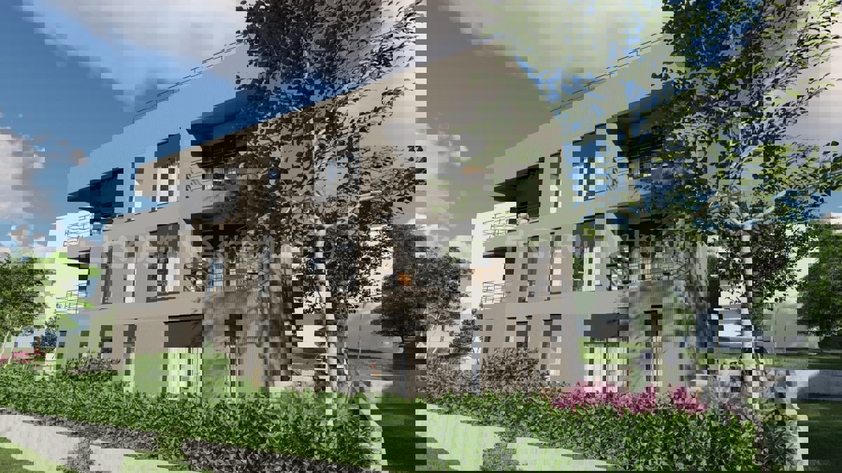 Podstrana, Grljevac, appartamento con due camere da letto 61m2 con parcheggio, vista mare