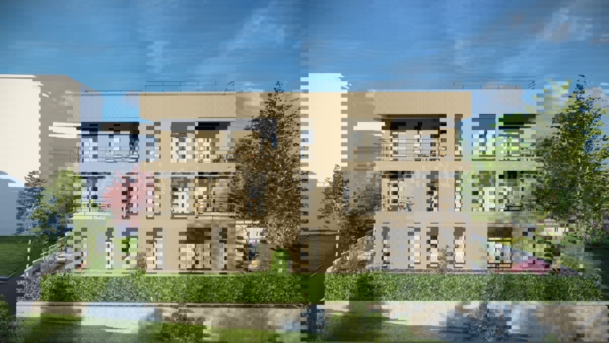 Podstrana, Grljevac, appartamento con due camere da letto 61m2 con parcheggio, vista mare