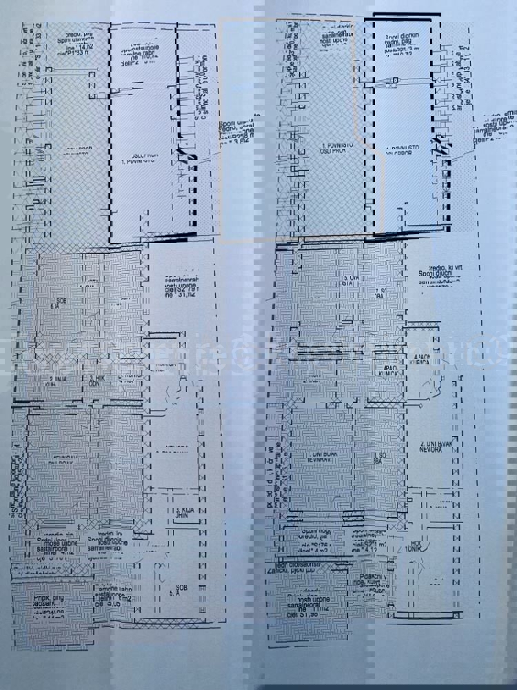 K.Stari, appartamento con tre camere da letto di 79 m2 e spazio ufficio di 30 m2 in un'ottima posizione