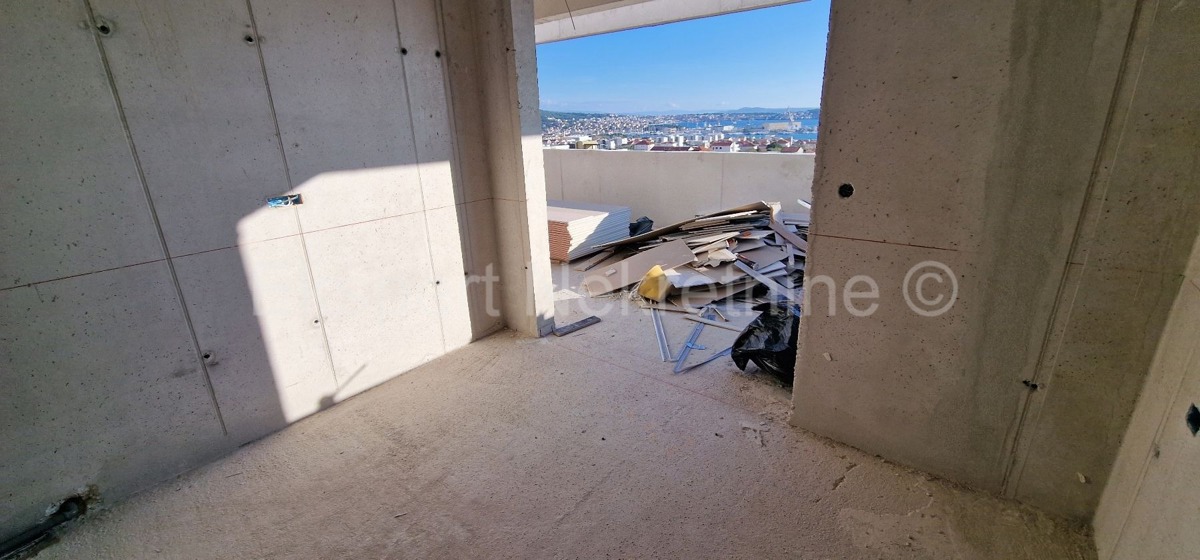 Seget D., penthouse 2-bedroom 98 m2, new building, sea view