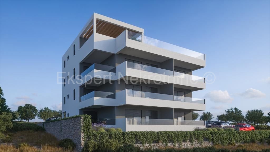 Seget D., penthouse 2-bedroom 98 m2, new building, sea view