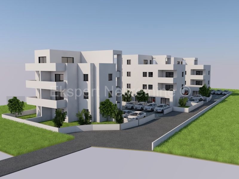 Trogir, penthouse 45 m2 + 64 m2 terrace, new building, 3rd floor, sea view