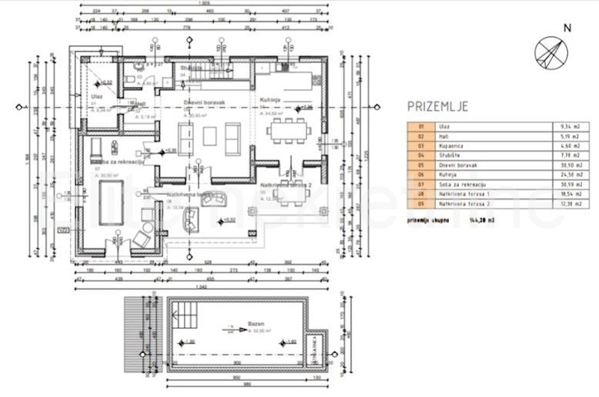 Krk - ville di lusso in costruzione