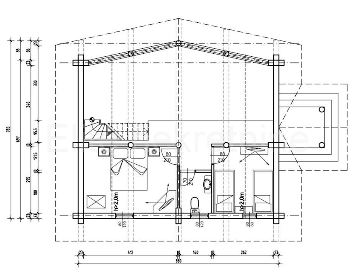 Fužine - casa in costruzione 101m2