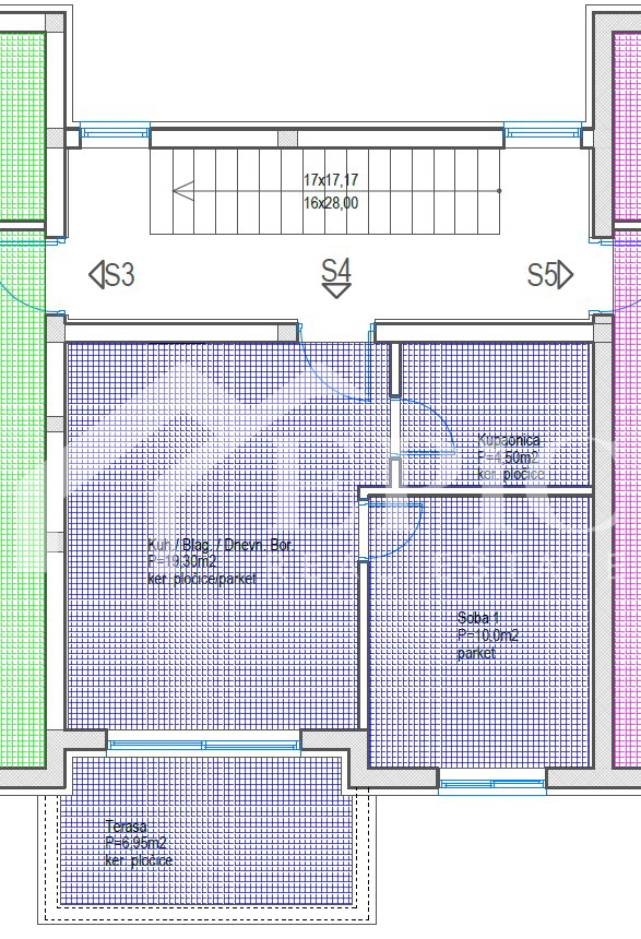 PLOVANIJA, appartamento con una camera al primo piano