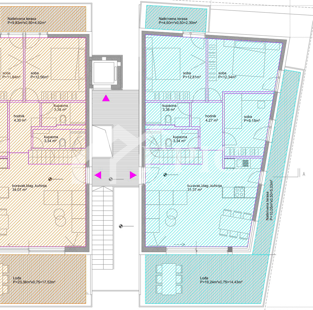 ATTICO IN ECCELLENTE NUOVA COSTRUZIONE