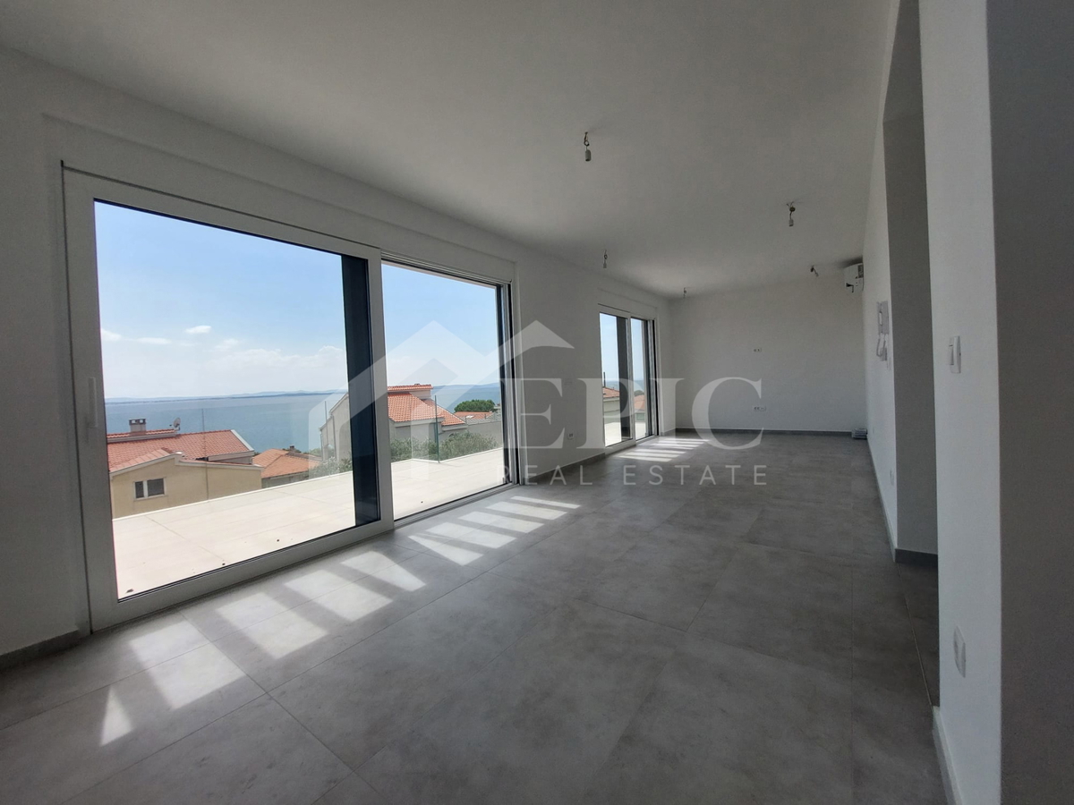 KOŽINO, ZADAR - APPARTAMENTO TRILOCALE CON TERRAZZA PANORAMICA
