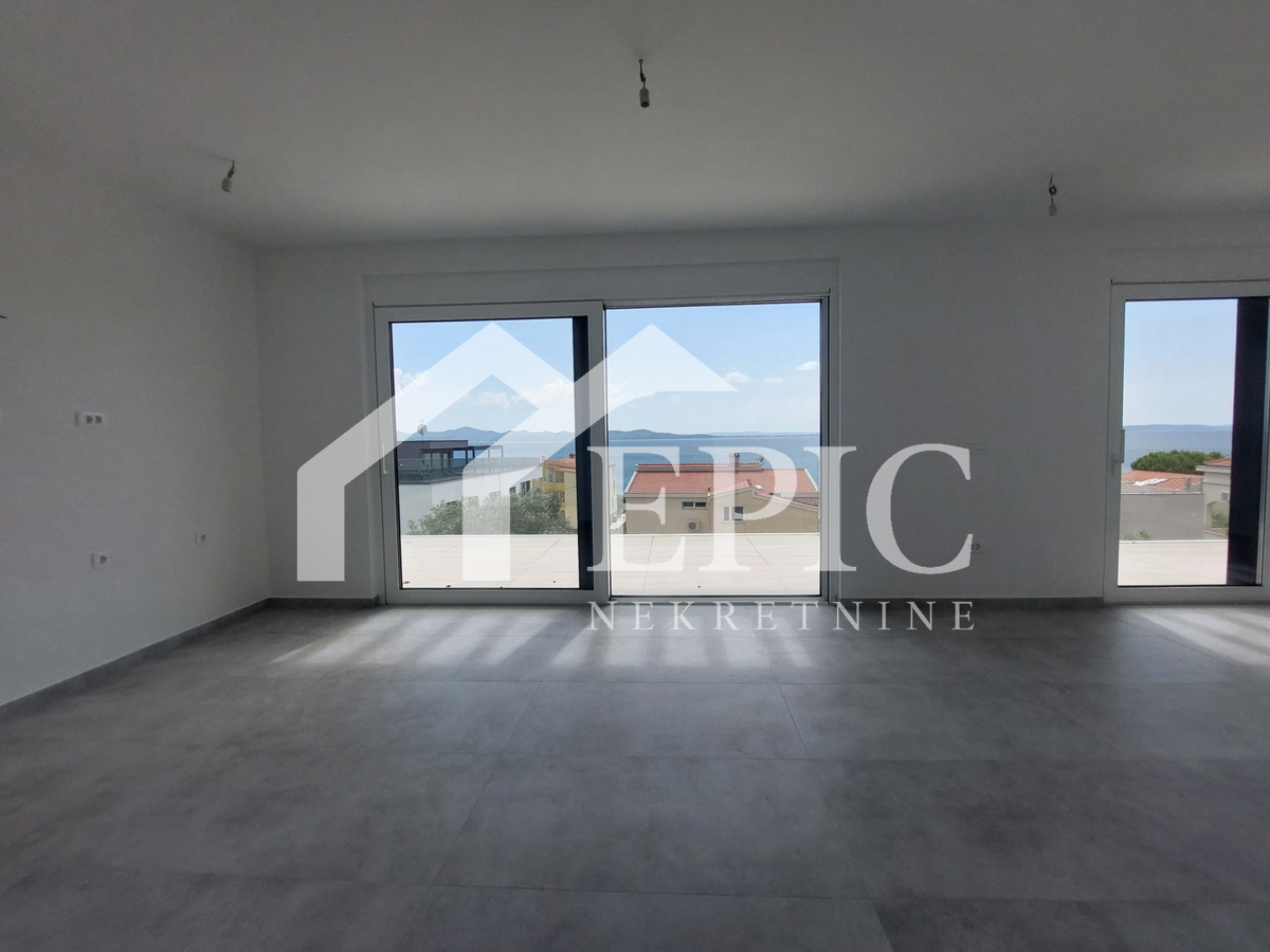 KOŽINO, ZADAR - APPARTAMENTO TRILOCALE CON TERRAZZA PANORAMICA