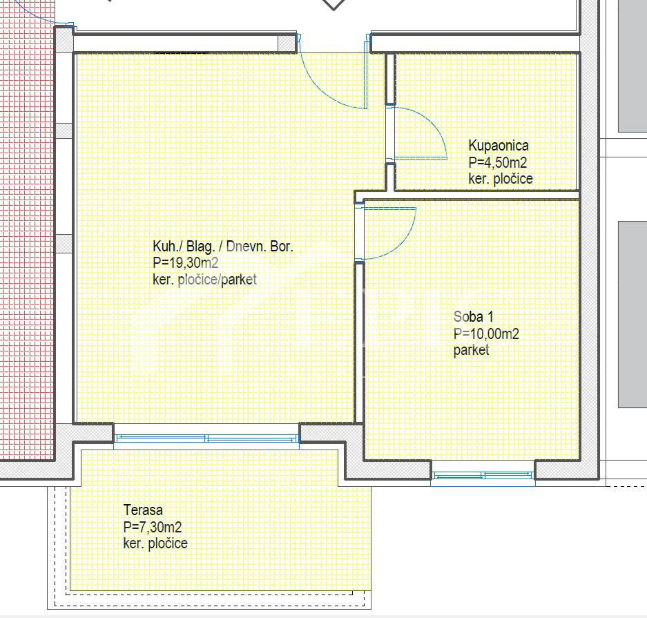 NUOVA COSTRUZIONE - PLOVANIJA, APPARTAMENTO CON UNA CAMERA DA LETTO CON GIARDINO
