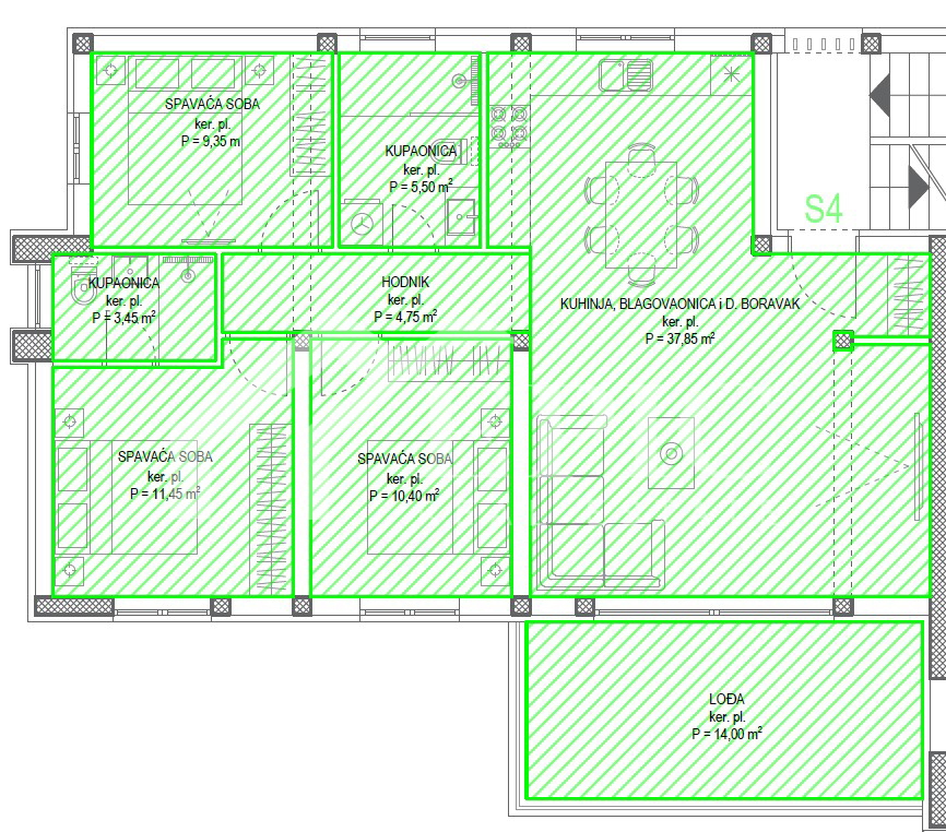 APPARTAMENTO AL PRIMO PIANO IN POSIZIONE IMMEDIATA VICINO ALLA SPIAGGIA