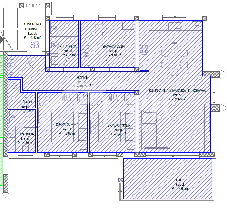TRILOCALE A 130 METRI DALLA SPIAGGIA