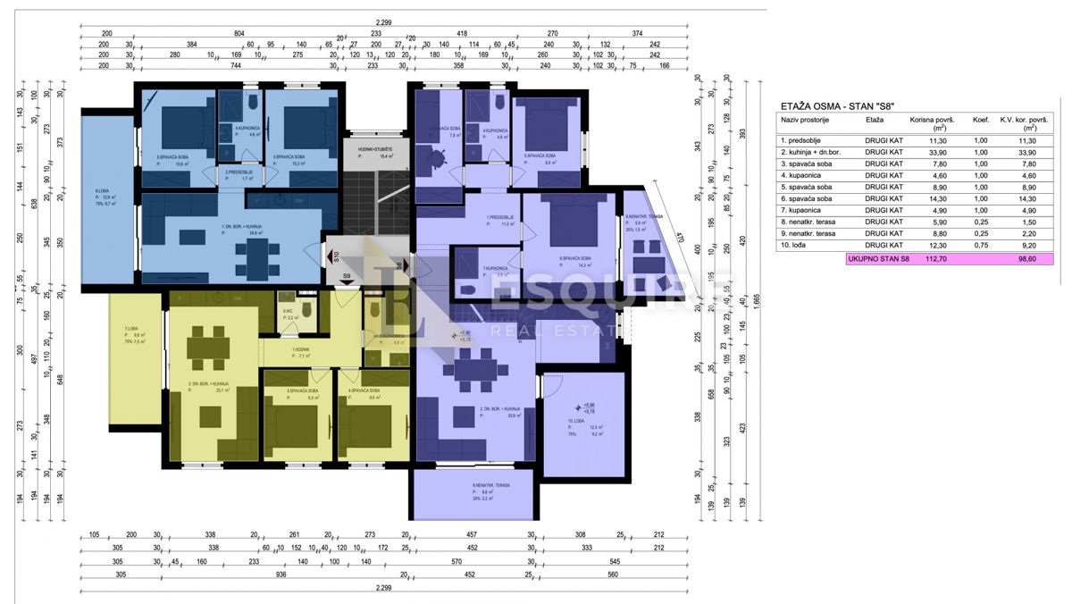 Appartamento Zadar okolica, Zadar - Okolica, 203m2