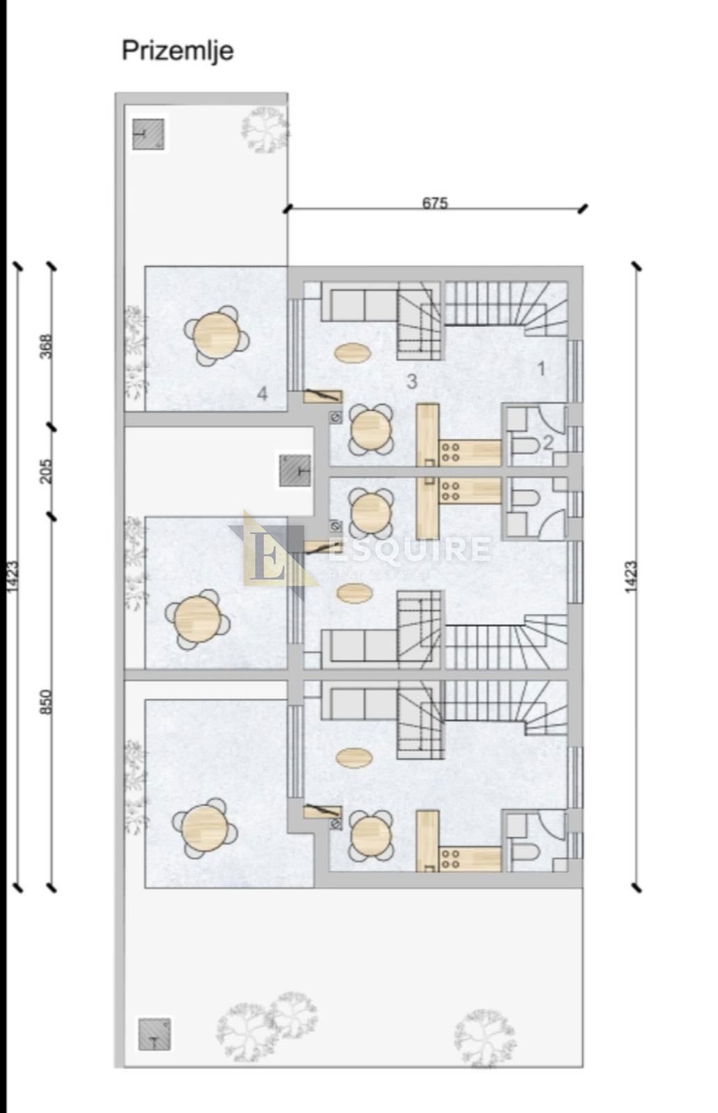 Appartamento Mandre, Kolan, 63,30m2