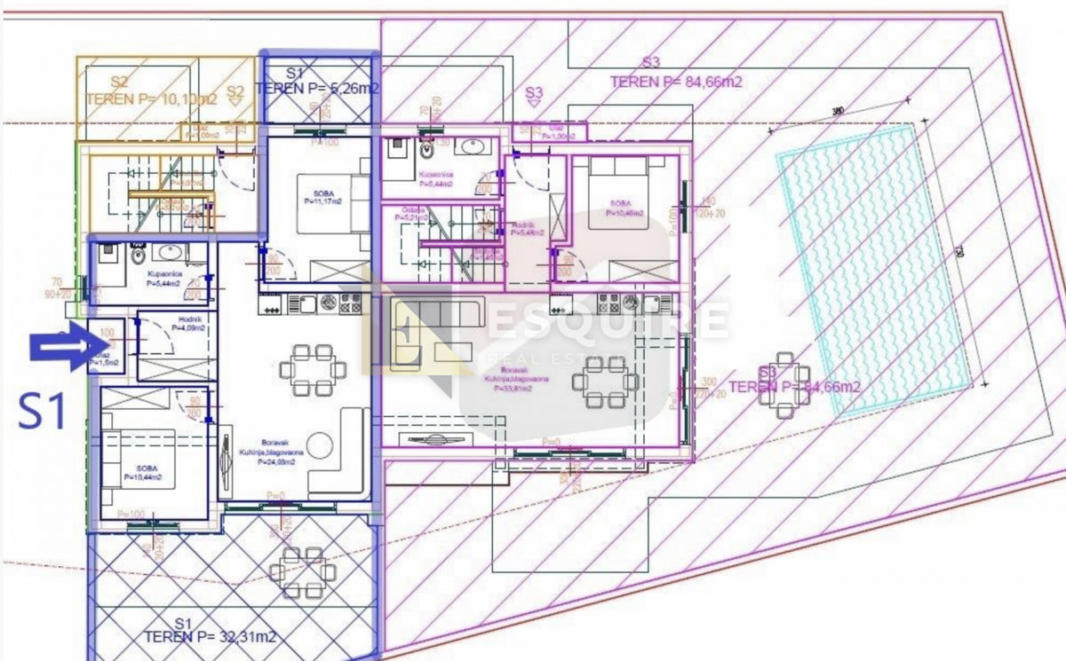 Appartamento Vodice, 57m2
