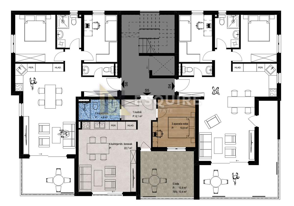 Appartamento Smiljevac, Zadar, 101,67m2