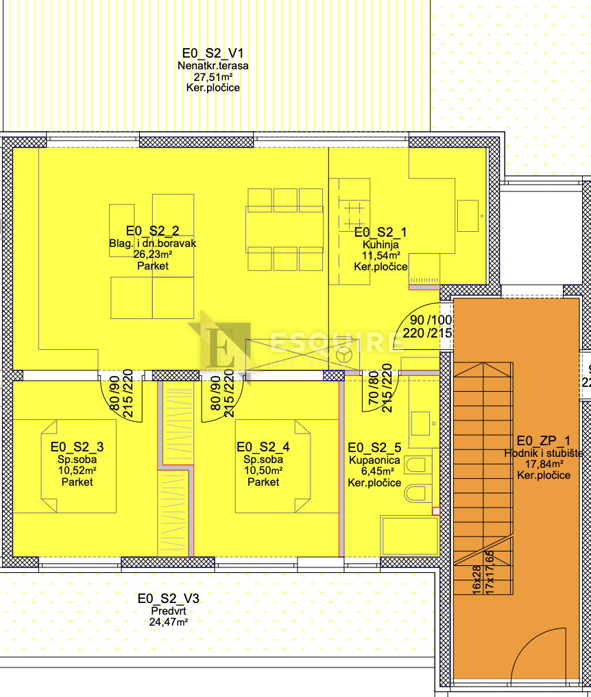 Appartamento Sabunike, Privlaka, 79m2