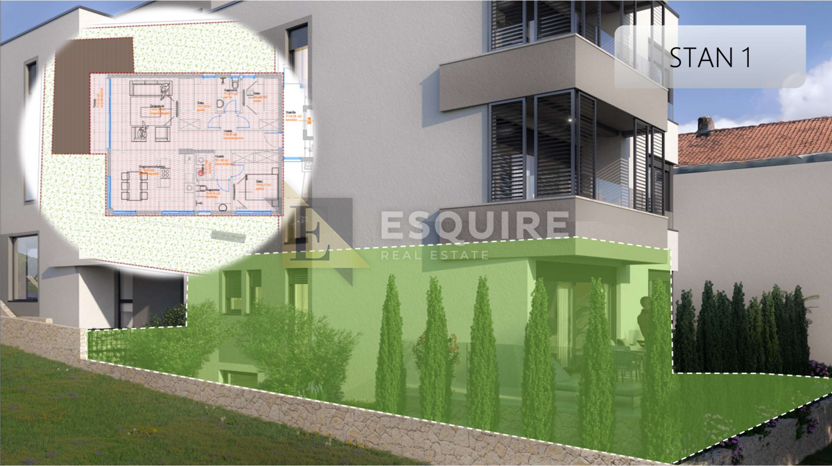Appartamento Belafuža, Zadar, 81,70m2