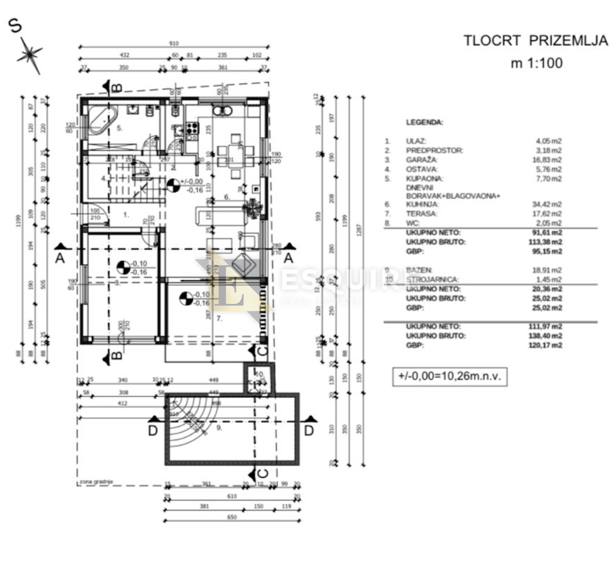 Casa Zaton, Nin, 88m2