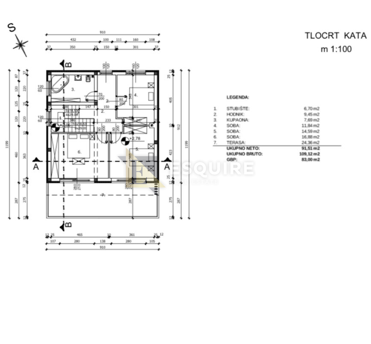 Casa Zaton, Nin, 88m2
