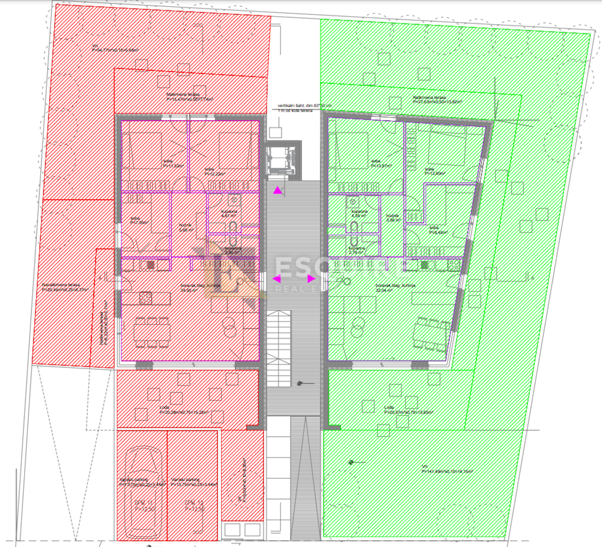 Appartamento Diklo, Zadar, 121,12m2