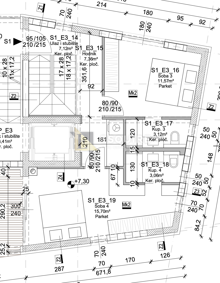 Appartamento Petrčane, Zadar - Okolica, 192,12m2