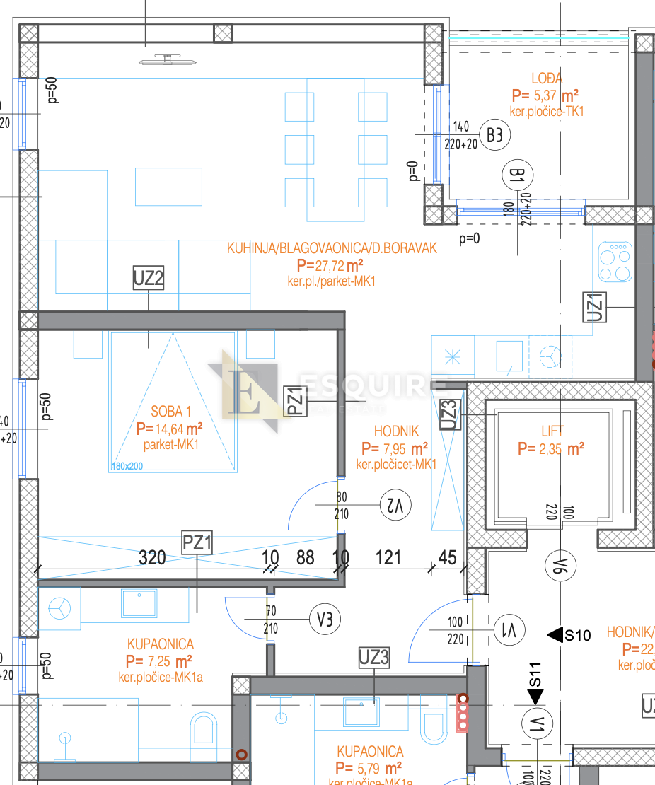 Appartamento Vidikovac, Zadar, 93,85m2