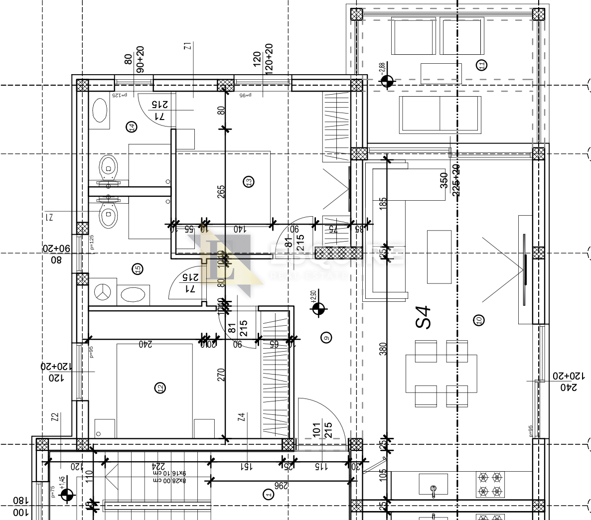 Appartamento Škrapavac, Privlaka, 78,22m2